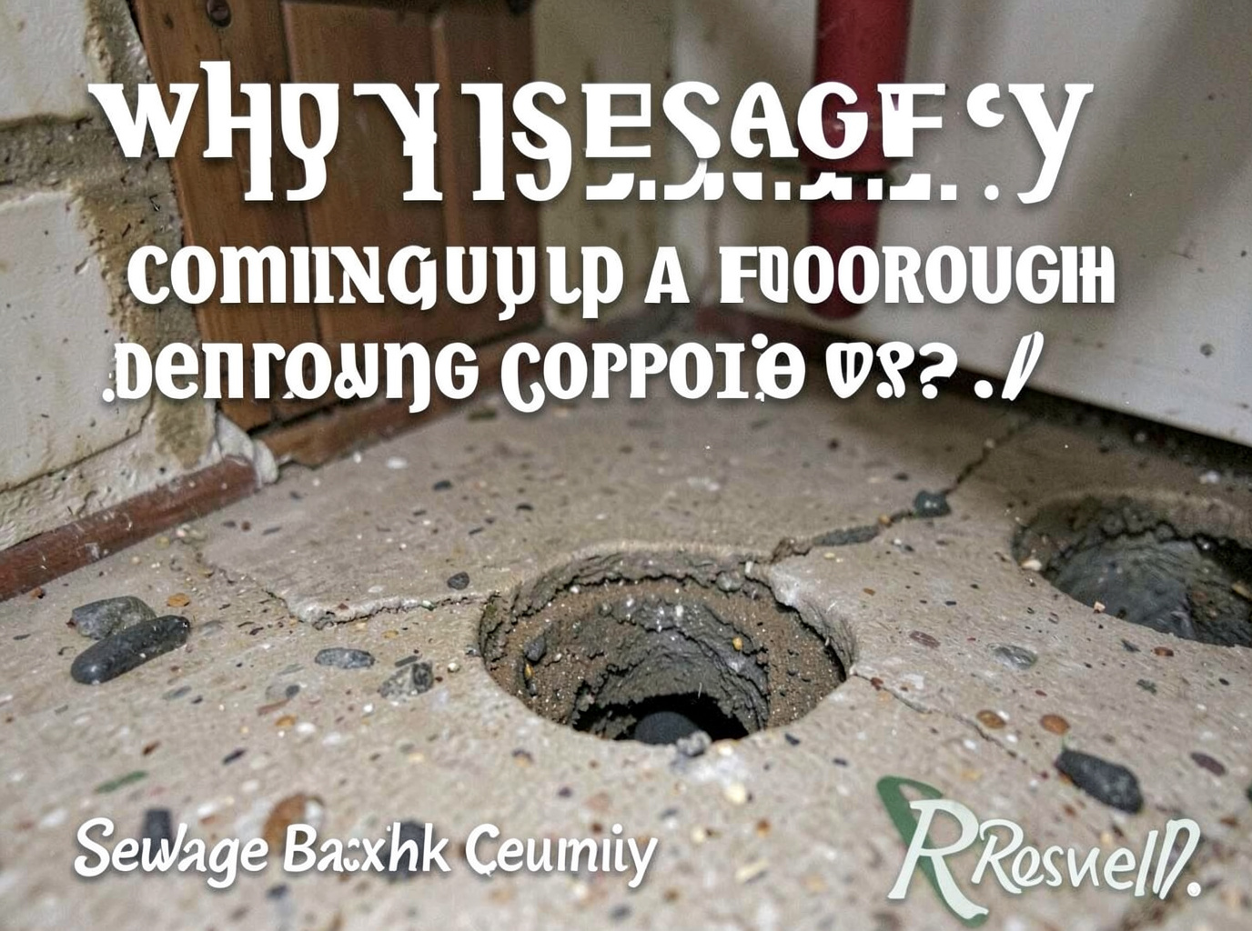 Why Is Sewage Coming Up Through a Floor Drain?