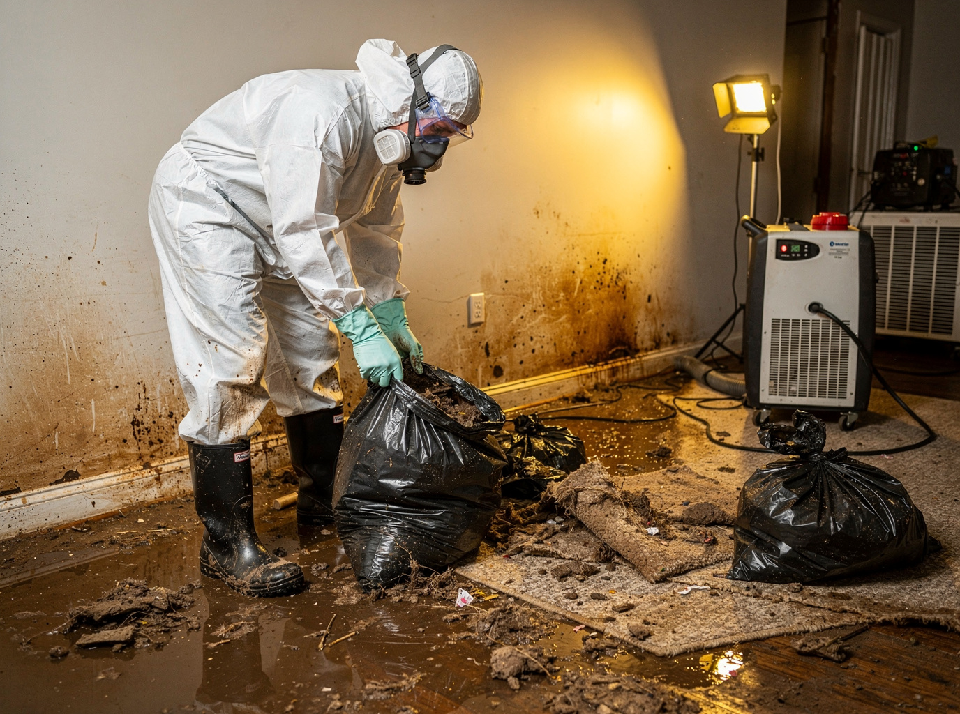 Contaminated Material Removal After Sewage Backup in Roswell, NM