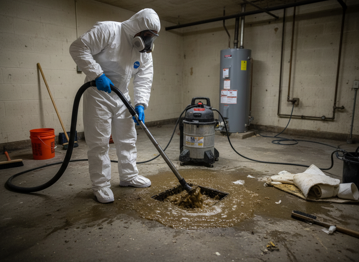 Sewage Backup Cleanup in Alameda Heights